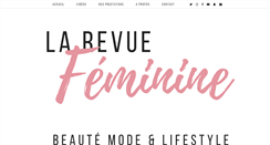 Desktop Screenshot of larevuefeminine.com