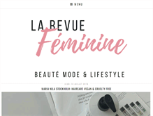 Tablet Screenshot of larevuefeminine.com